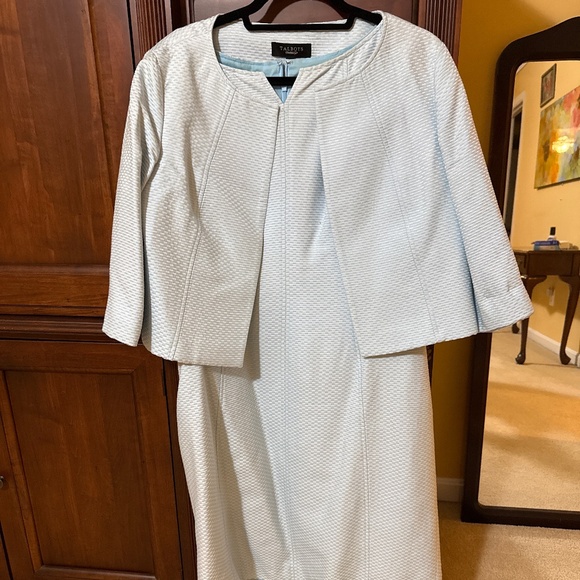 Talbots Dresses & Skirts - Talbots Basketweave jacket and dress